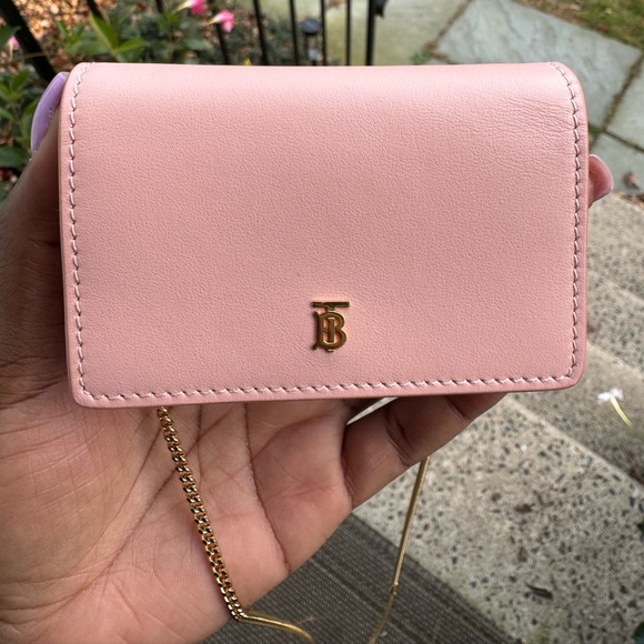Burberry Jessie Chain Card Case in Leather - Picture 3 of 9